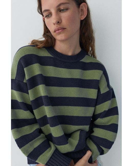 Pull Oversize Pull&Bear en coloris Blue
