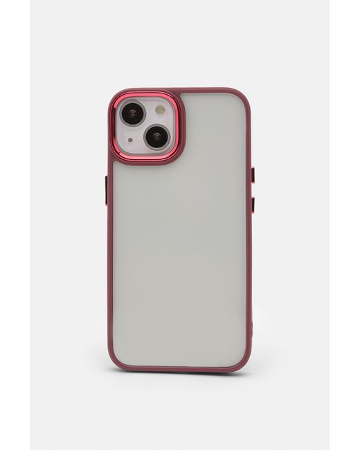 Pull&Bear Gray Transparent Iphone Case With Contrast