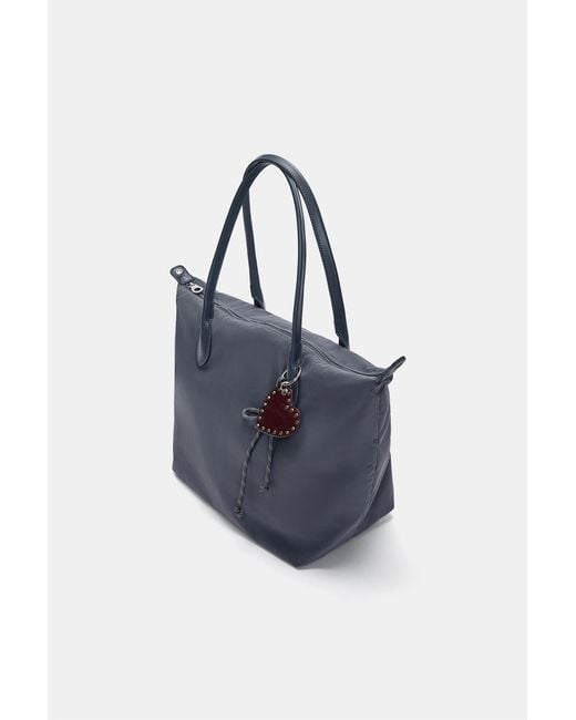 Pull&Bear Blue Shopper Nylon Mit Schmuckdetail