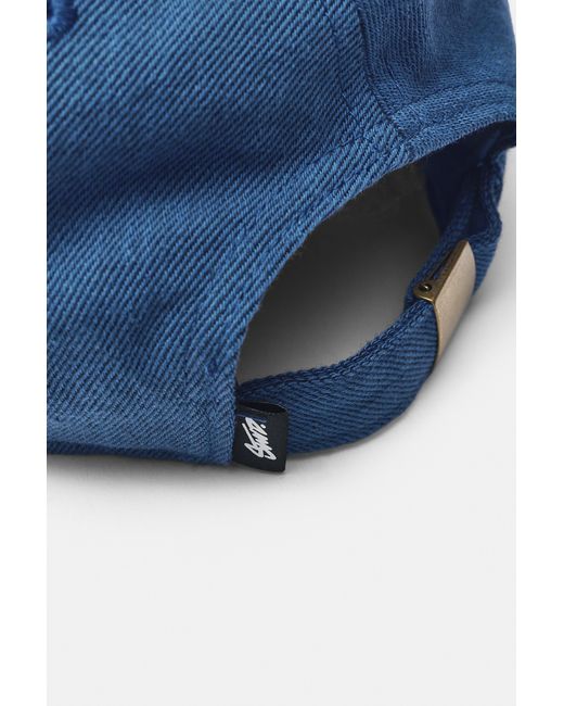 Pull&Bear Blue Stwd Embroidered Cap for men