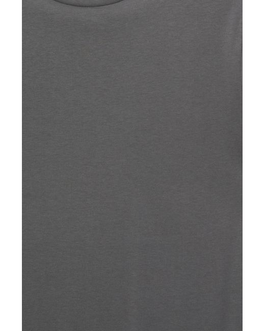 Pull&Bear Gray Muscle Fit T-Shirt for men