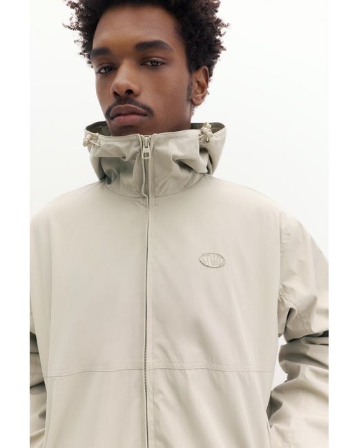 Pull&Bear Natural Lightweight Stwd Raincoat for men