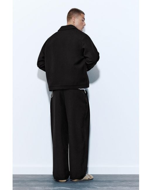 Pull&Bear Basic Jack Met Rits in het Black voor heren