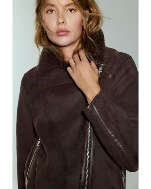 Giubbotto Double Face di Pull&Bear in Gray