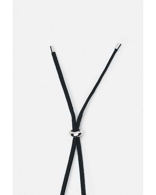 Collier Pendentif Fleur Pull&Bear en coloris White