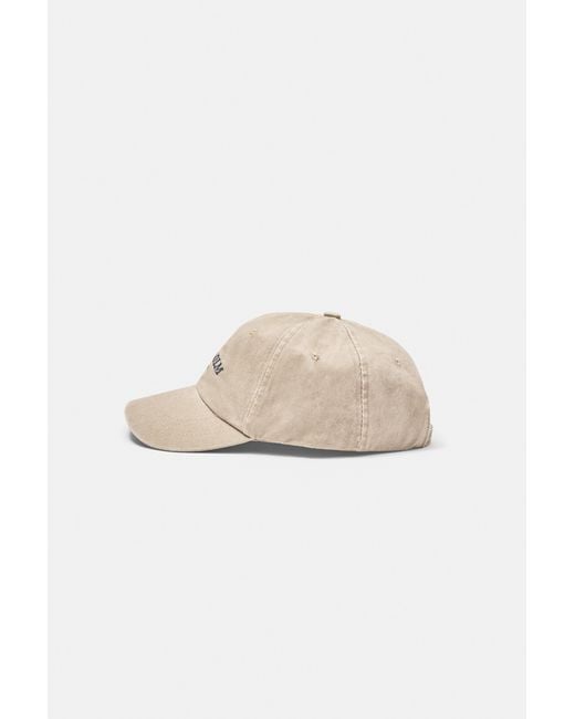 Pull&Bear Natural Monaco Embroidered Cap