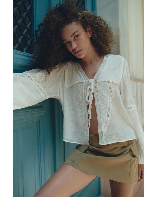Pull&Bear Green Cargo Skort