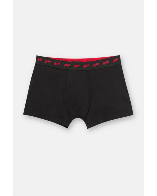 Pull&Bear Black Pack Of 3 Boxers With Small Logo for men