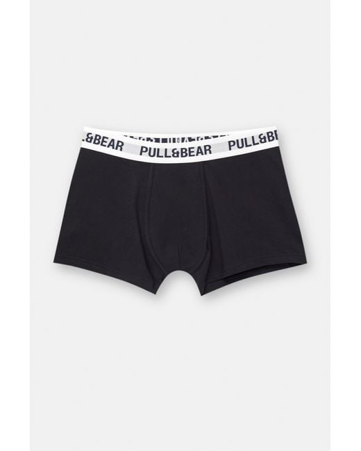 Pack 3 Boxers Taille Bleu Clair Pull&Bear pour homme en coloris White