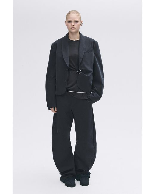 Pull&Bear Black Karoline Vitto Eyelet Blazer for men