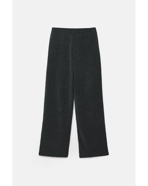 Pull&Bear Rechte Mousseline Broek in het Multicolor