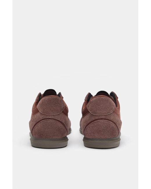 Pull&Bear Black Leather Trainers