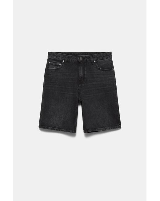 Pull&Bear Multicolor Standard Denim Bermuda Shorts for men