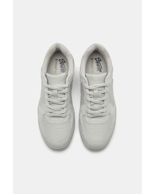 Pull&Bear Gray Stwd Multi-Piece Trainers for men
