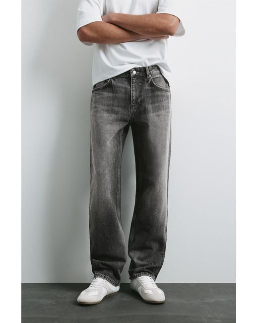 Jean Droit Pull&Bear pour homme en coloris Gray