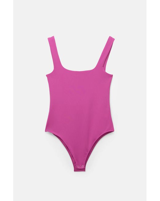 Pull&Bear Pink Body Aus Polyamid Mit Trägern