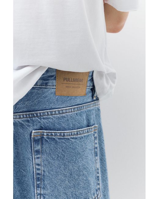 Pull&Bear Blue Standard Jeans for men