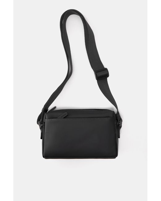 Borsa A Tracolla Gommata di Pull&Bear in Black da Uomo