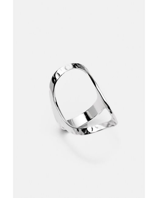 Pack 2 Anelli di Pull&Bear in Metallic