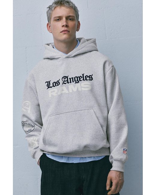 Pull&Bear Blue Nfl Los Angeles Hoodie for men