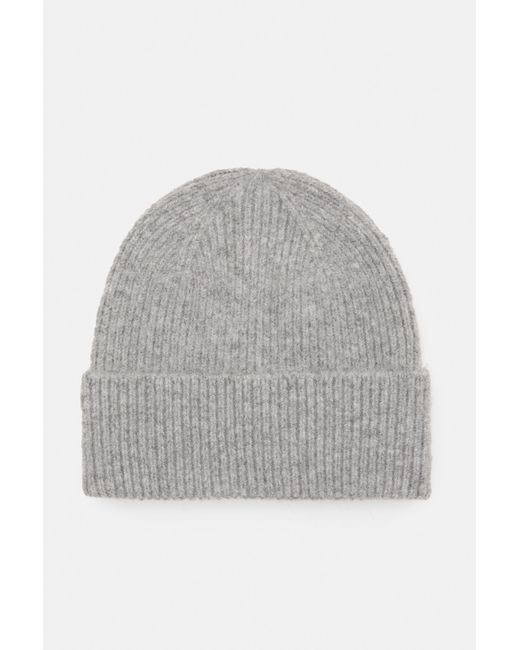 Pull&Bear Gray Strick-Beanie-Mütze