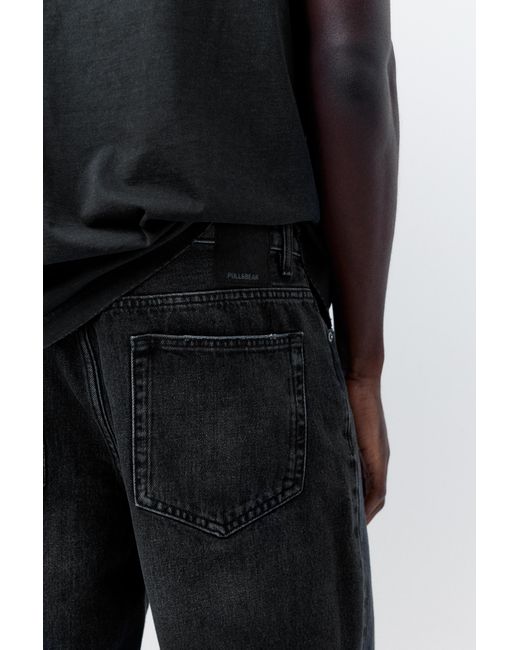 Pull&Bear Multicolor Standard Denim Bermuda Shorts for men