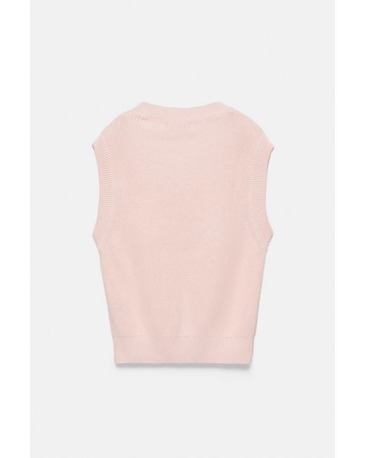 Pull&Bear Gebreid Gilet in het Gray voor heren