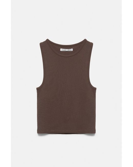 Pull&Bear Gray Tank Top