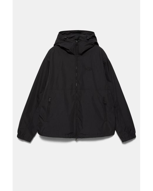 Pull&Bear Blue Lightweight Stwd Raincoat for men