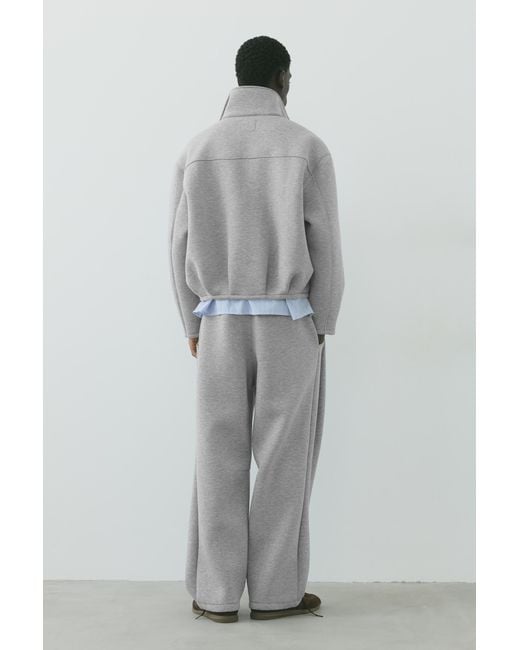 Pull&Bear Gray Relaxed Fit Sweatpants for men