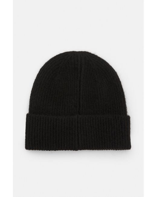 Pull&Bear Black Strick-Beanie-Mütze