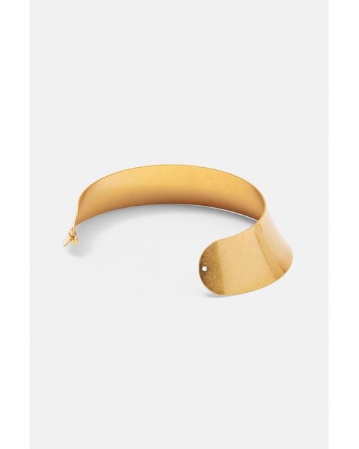 Ras-De-Cou Large Lisse Pull&Bear en coloris Metallic