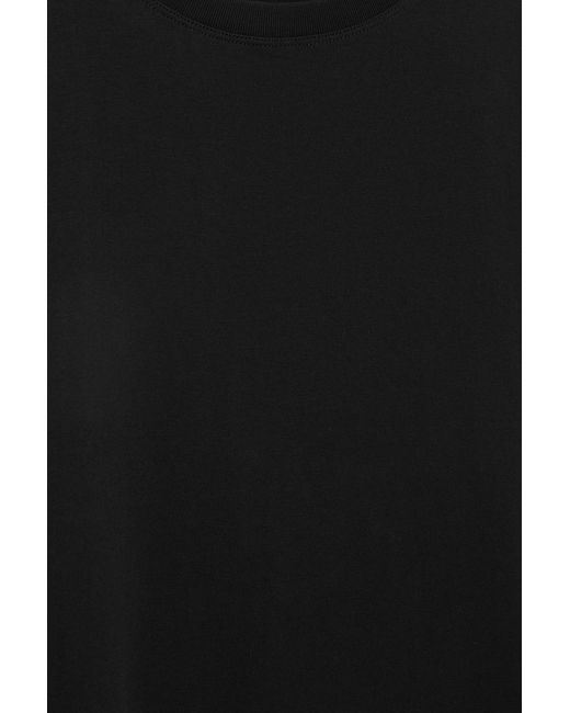 Pull&Bear T-Shirt Met Korte Mouw Van 100% Katoen in het Black
