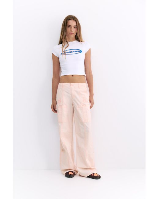 Pull&Bear Blue Pleasures X Stwd Cargo Trousers