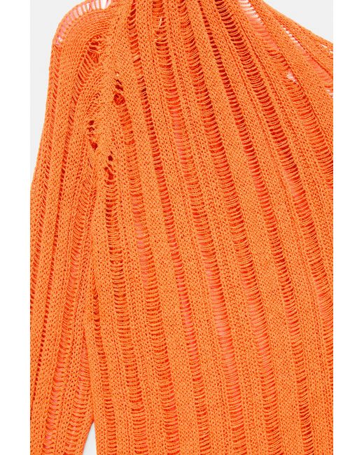 Pull&Bear Ajour Trui in het Orange