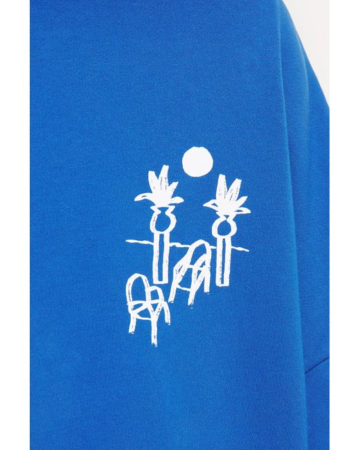 Pull&Bear Hoodie La Toja in het Blue