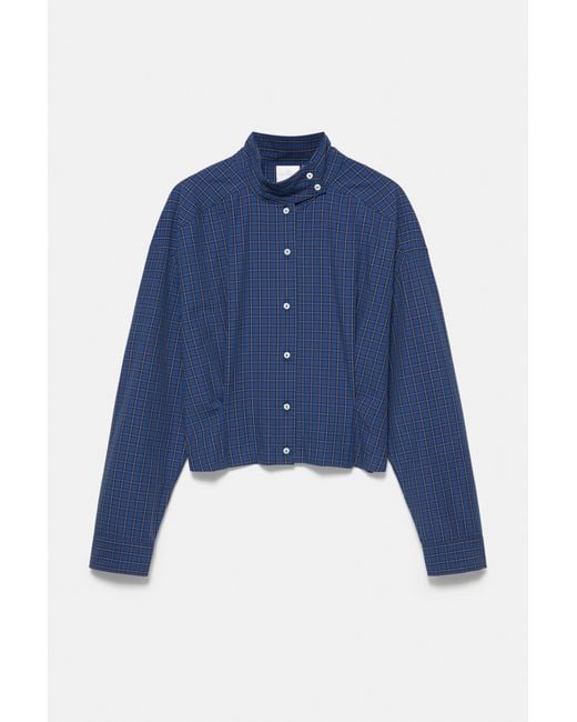 Chemise Oversize À Carreaux Pull&Bear en coloris Blue