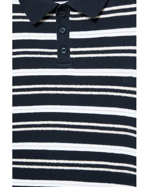 Polo di Pull&Bear in Blue da Uomo