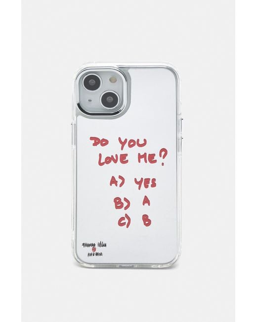 Pull&Bear White Thomas Lélu Iphone Case