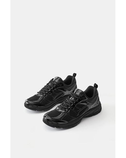 Pull&Bear Gray Multi-Piece Trainers for men