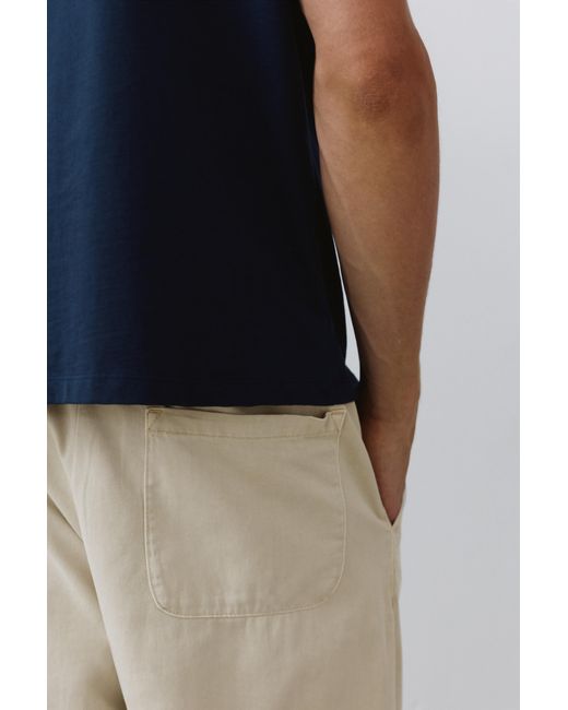Pull&Bear White Baggy Jogger Pants for men