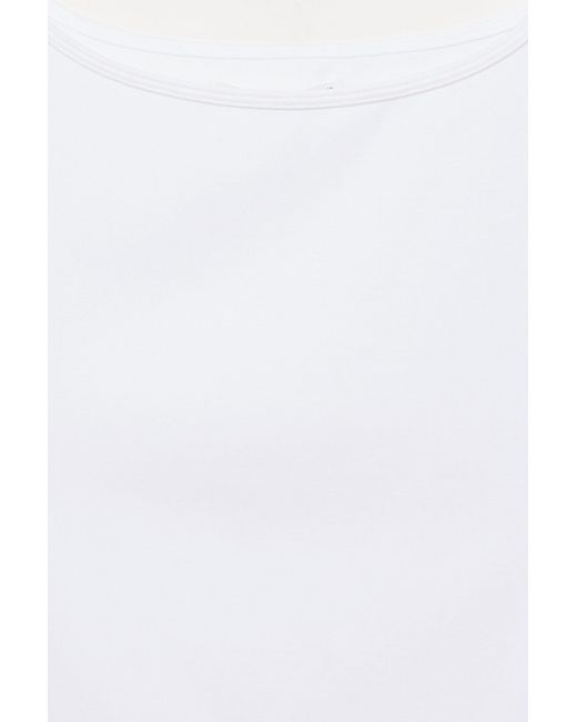 Pull&Bear Tanktop Met Boothals in het White