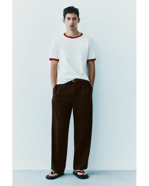 Pull&Bear Tailoring Joggingbroek in het Black voor heren