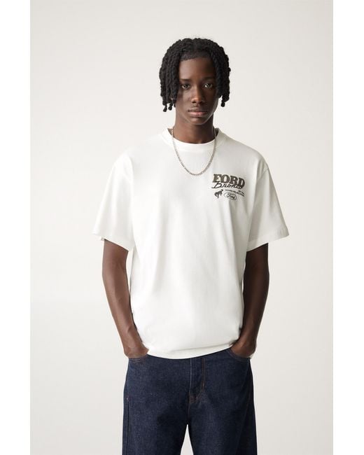 Pull&Bear White Ford Bronco T-Shirt for men