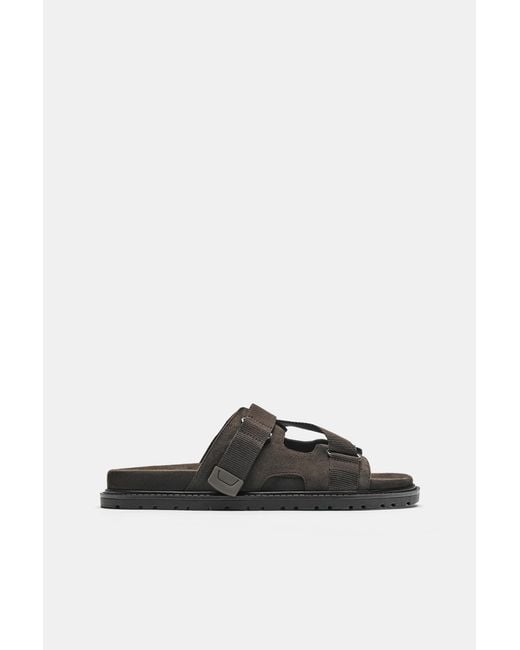 Sandales Techniques Pull&Bear pour homme en coloris White