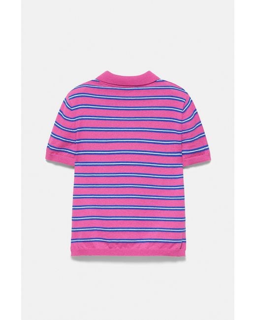 Polo di Pull&Bear in Purple