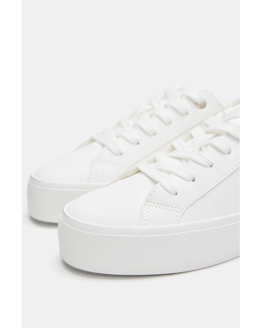 Pull&Bear Blue Chunky Trainers With Detail