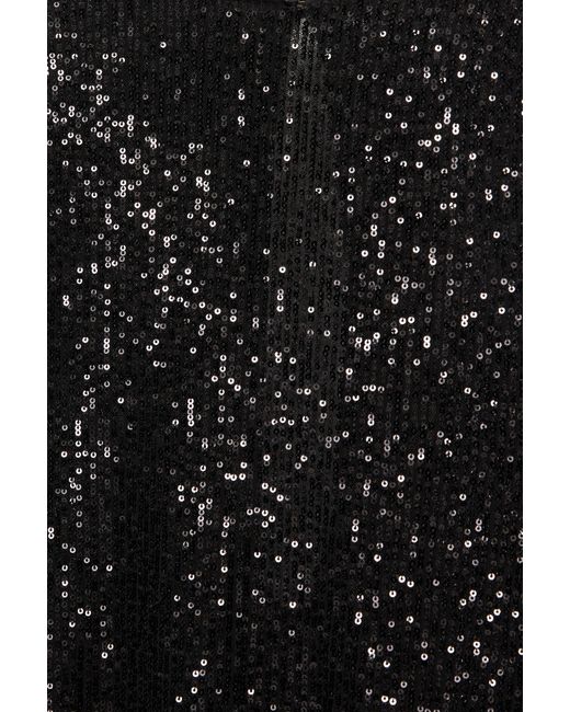 Pull&Bear Black Short Sequin Dress
