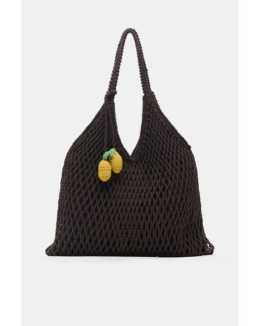 Pull&Bear Brown Embellished Shopper Bag