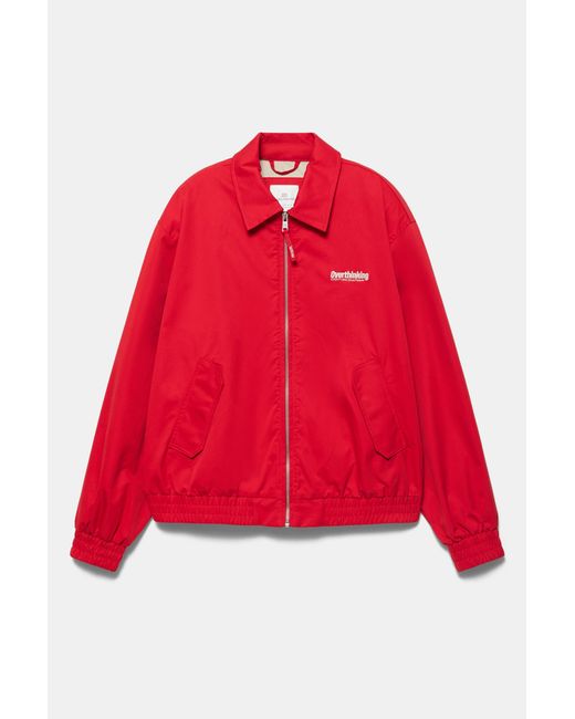 Veste Brodée Pull&Bear en coloris Red